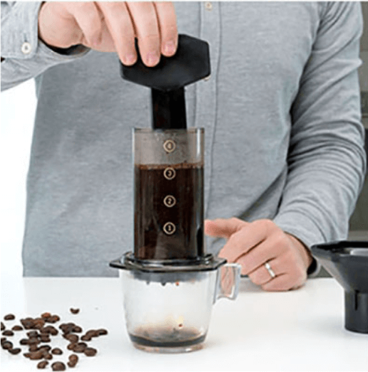 Cafetiera cu presare manuala Delicious Brew