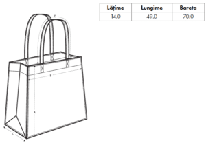 Ghid dimensiuni shopping bag