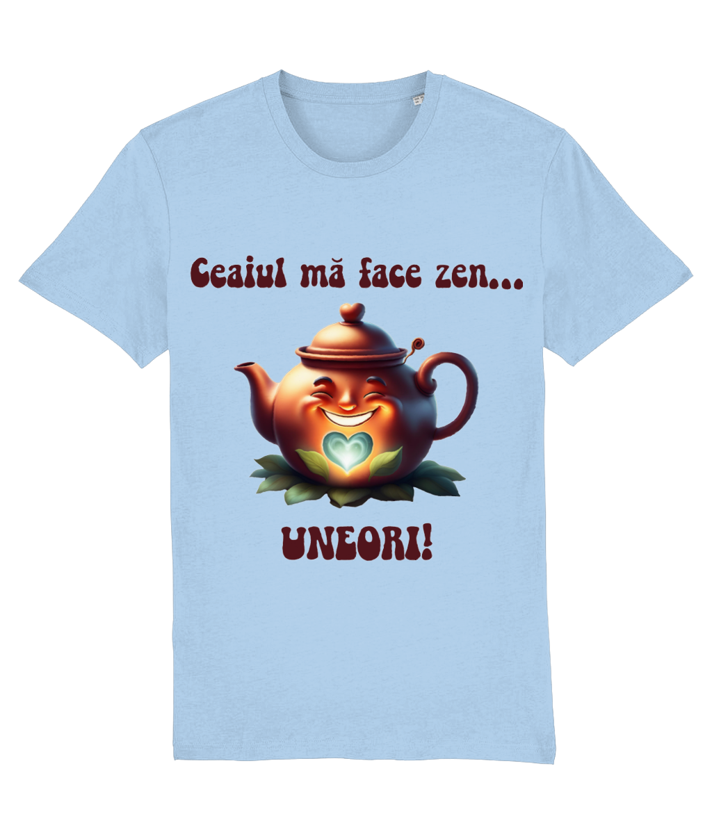 Tricou bărbați „Ceaiul mă face zen... uneori!” - imagine 11