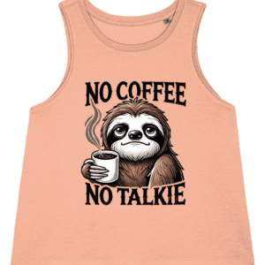 Maiou damă „No Coffee, No Talkie”