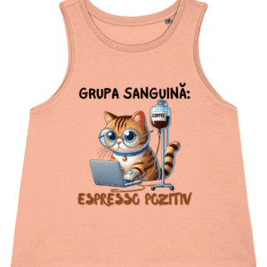 Maiou damă „Grupa Sanguină Espresso Pozitiv”