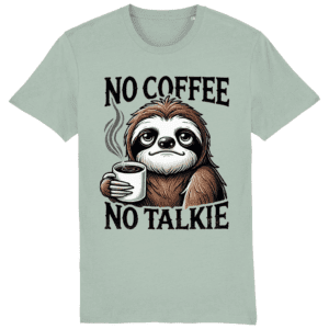 Tricou bărbați „No Coffee, No Talkie” – Confort și Atitudine