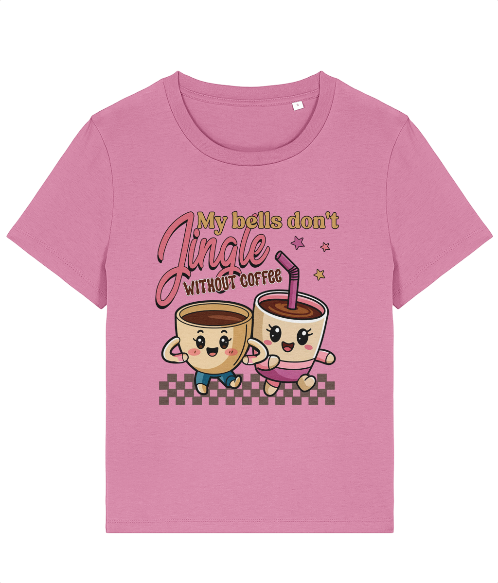 Tricou damă „My Bells Don't Jingle Without Coffee” - imagine 7