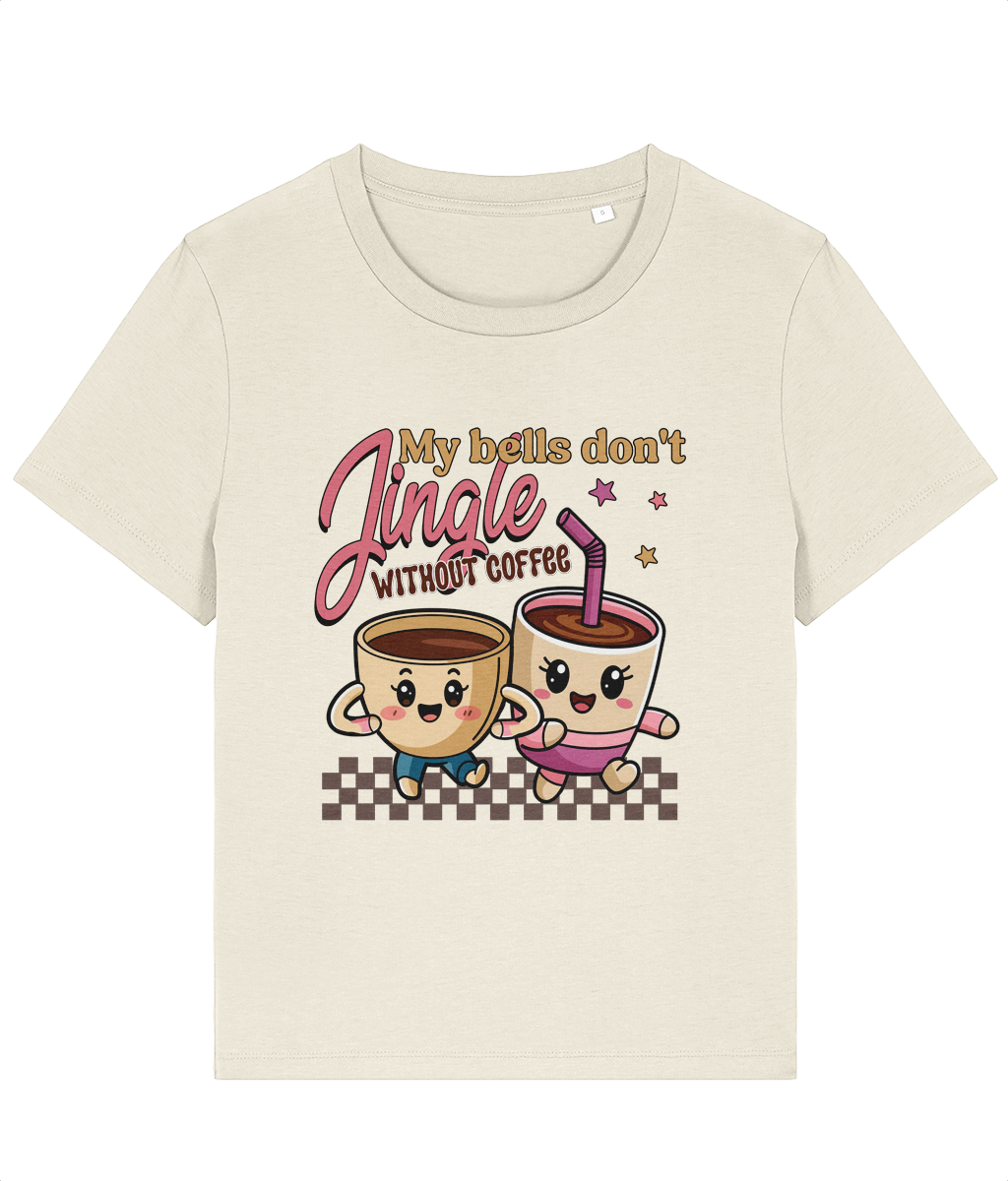 Tricou damă „My Bells Don't Jingle Without Coffee” - imagine 5