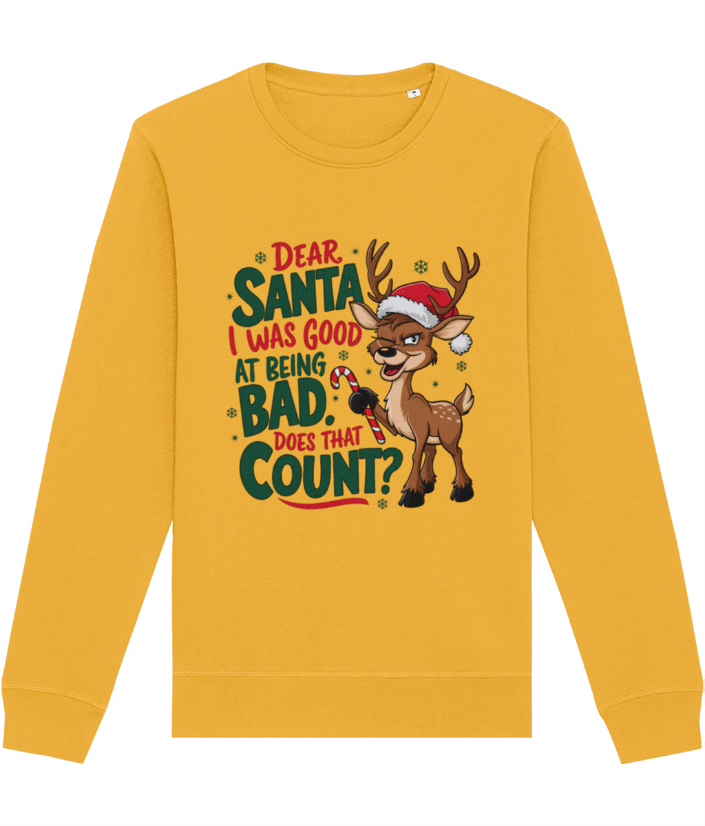 Bluza unisex "Dear Santa, I was good" - imagine 2