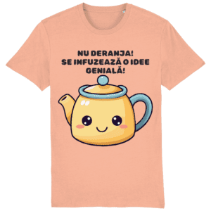 Tricou Bărbați „Nu deranja! Se infuzează o idee genială”