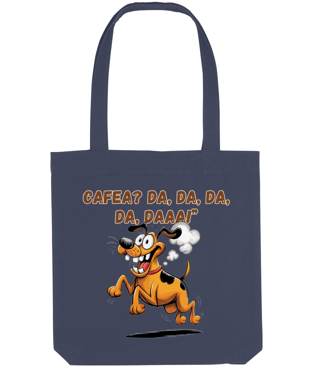Sacoșă din bumbac „Cafea? Da, da, da, da, daaa!”