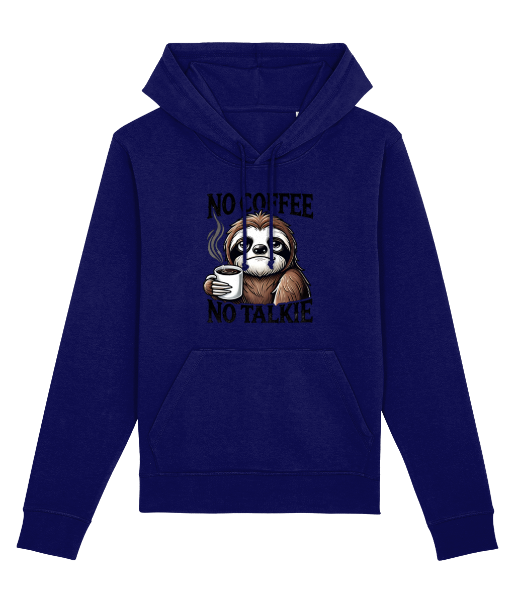 Hanorac unisex „No Coffee, No Talkie” - imagine 5