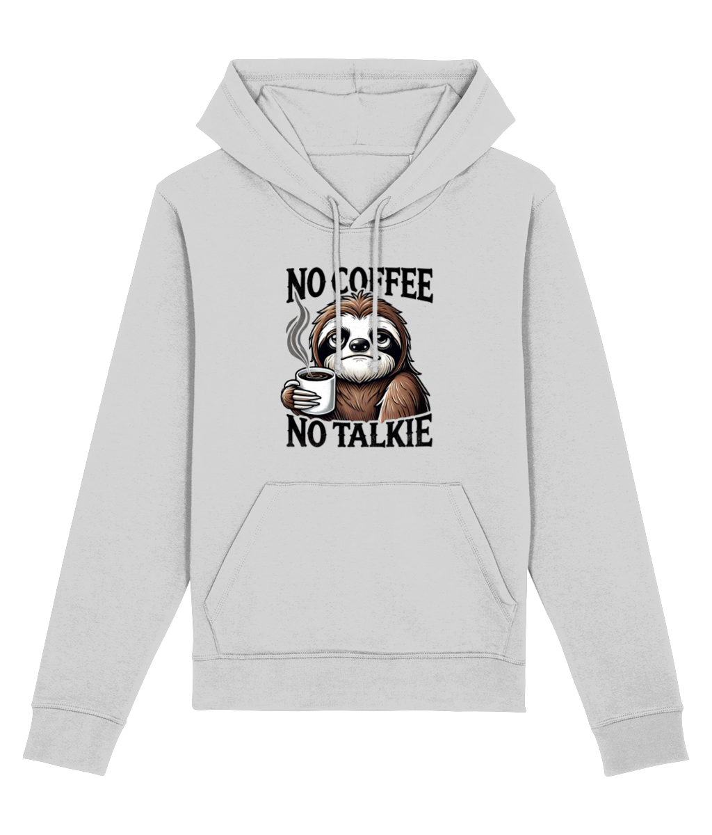 Hanorac unisex „No Coffee, No Talkie” - imagine 4