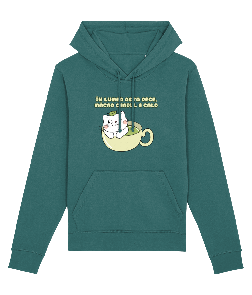 Hanorac Unisex In lumea asta rece, macar ceaiul e cald