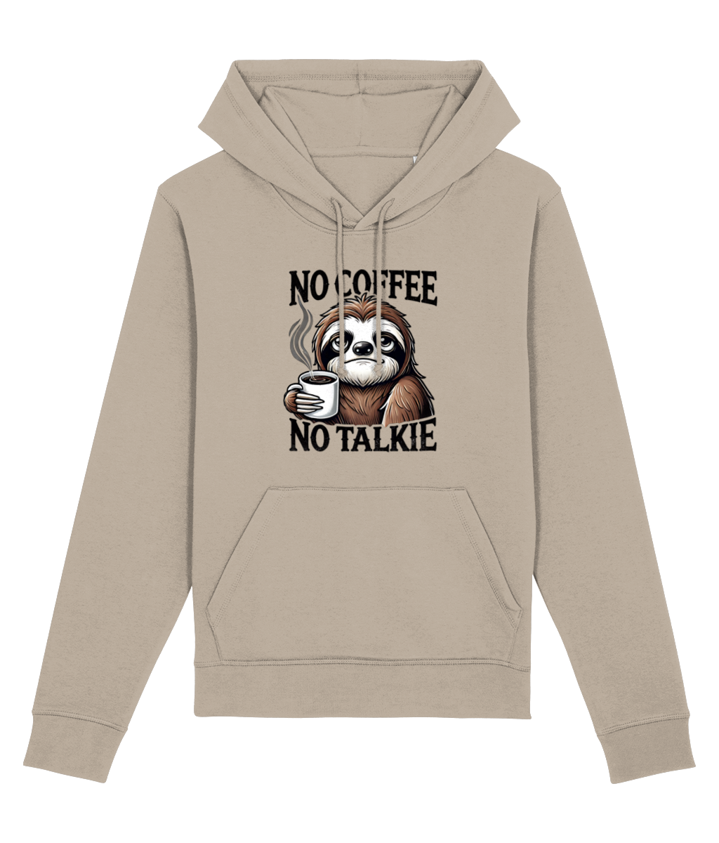 Hanorac unisex „No Coffee, No Talkie” - imagine 6