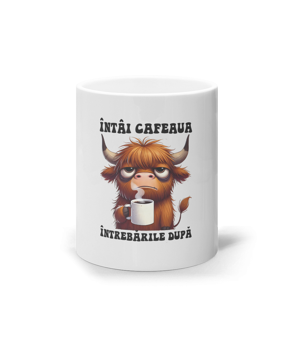 Intai cafeaua intrebarile dupa mock-up