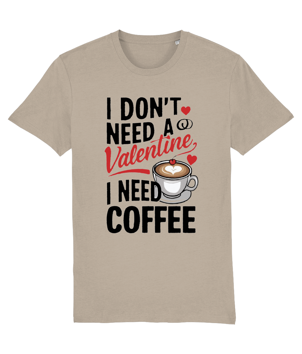 Tricou bărbați „I Don’t Need a Valentine, I Need Coffee” - imagine 8