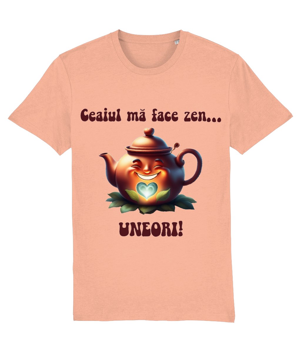 Tricou bărbați „Ceaiul mă face zen... uneori!” - imagine 8