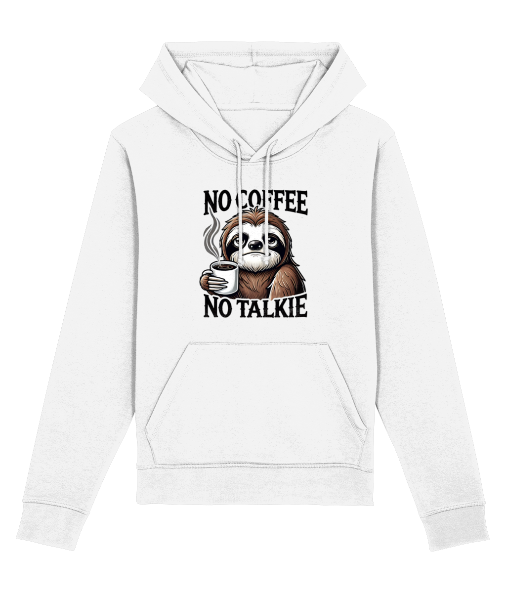 Hanorac unisex „No Coffee, No Talkie” - imagine 2