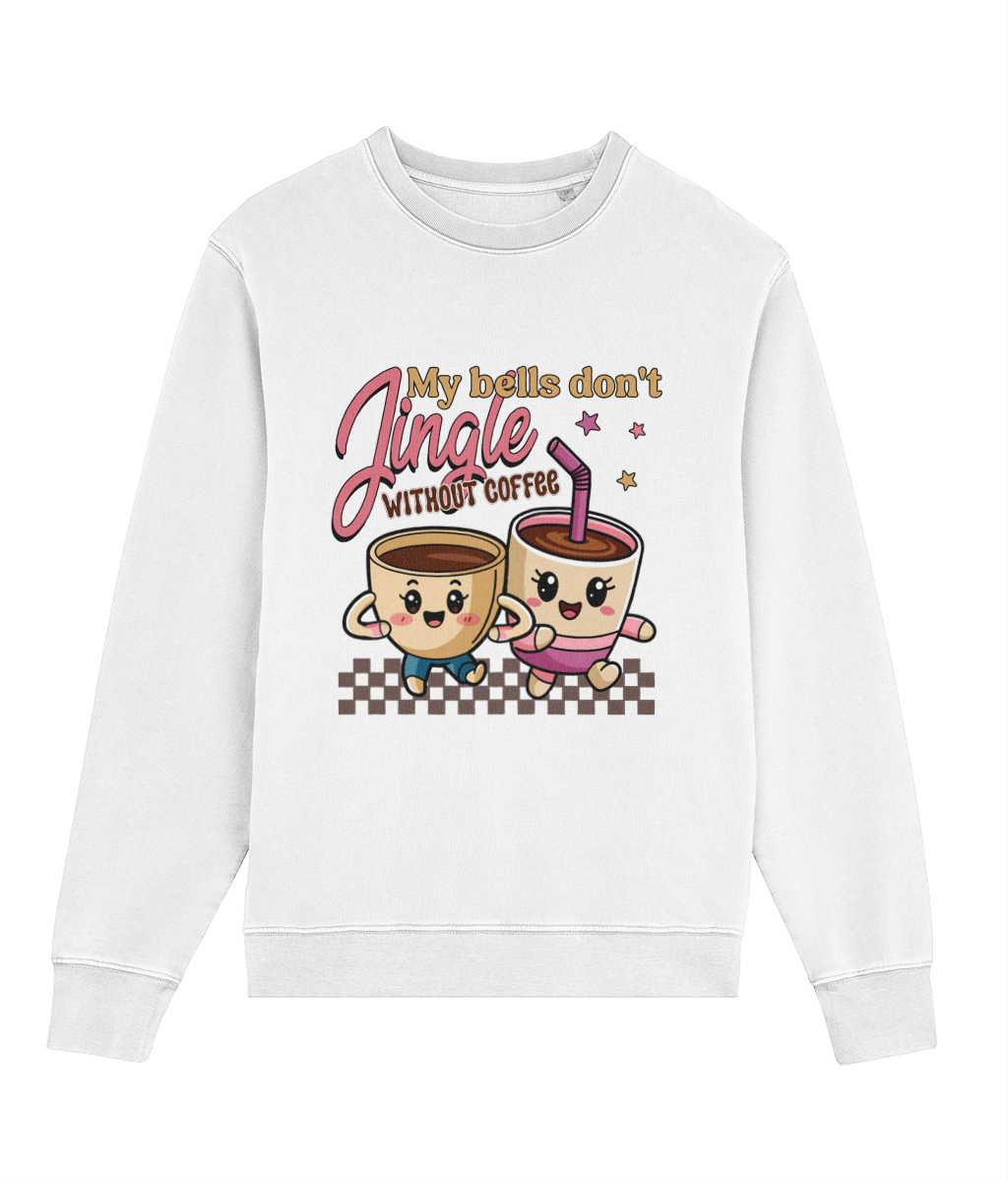 Bluză unisex „My Bells Don't Jingle Without Coffee” - imagine 2