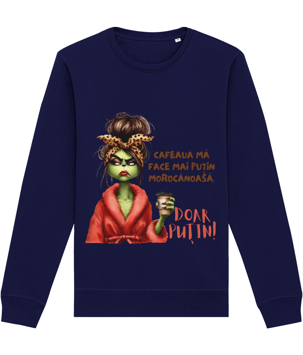 Bluză unisex „Cafeaua mă face mai puțin morocănoasă” - imagine 4