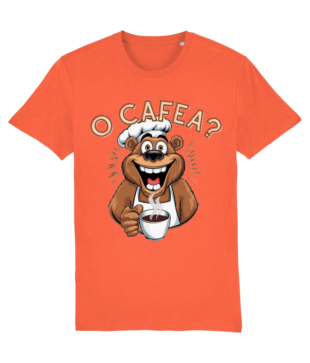 Tricou bărbați „O Cafea?” cadou amuzant pentru iubitorii de cafea