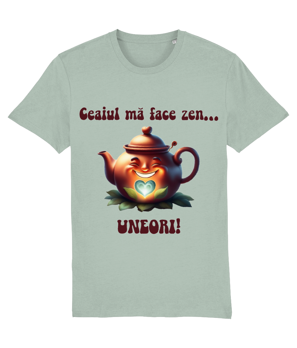 Tricou bărbați „Ceaiul mă face zen... uneori!” - imagine 12