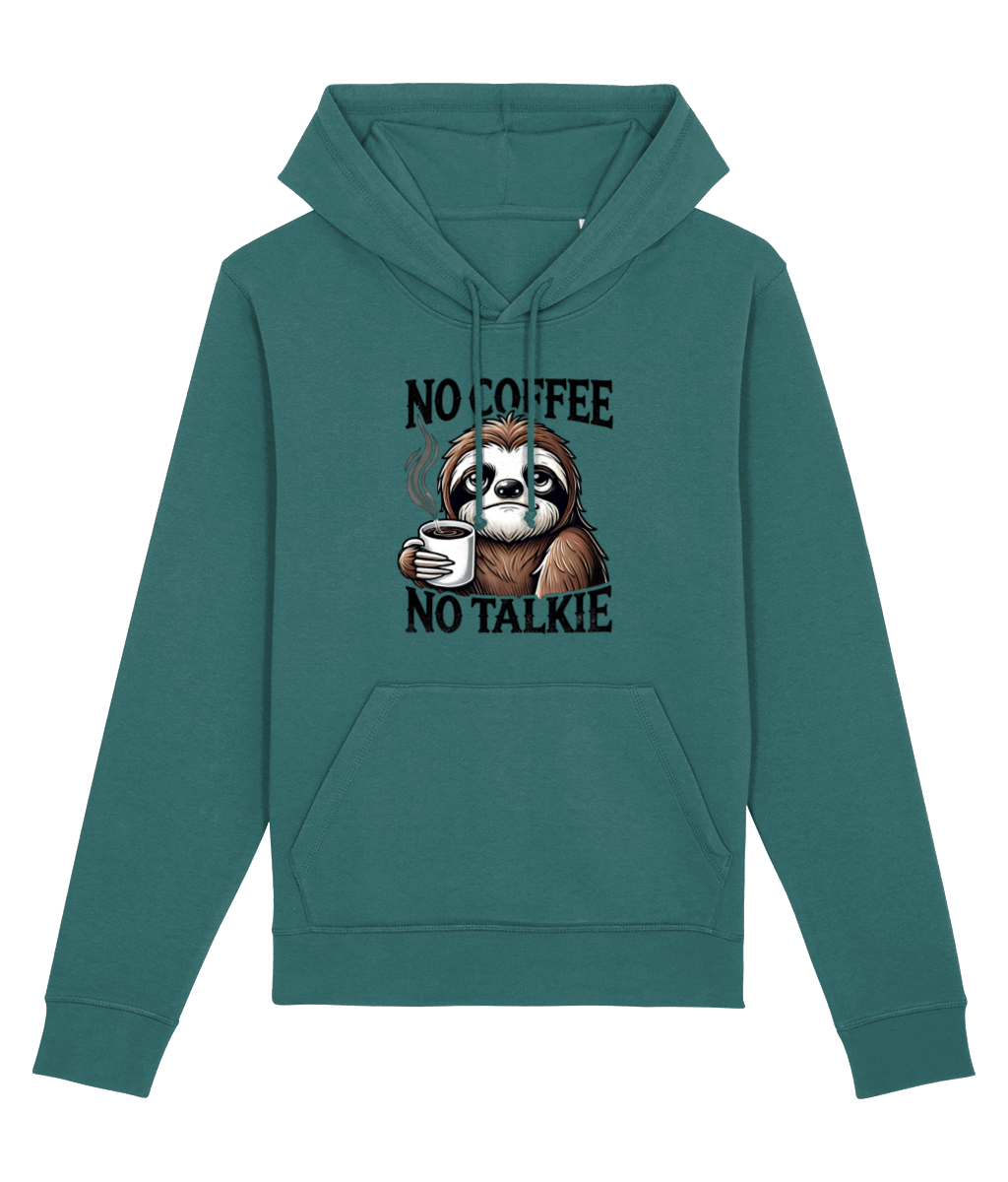 Hanorac unisex „No Coffee, No Talkie” - imagine 10