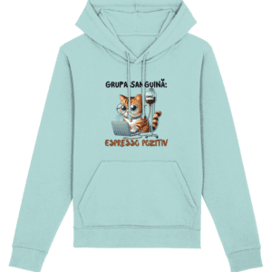 Hanorac Unisex „Grupa Sanguină Espresso Pozitiv”