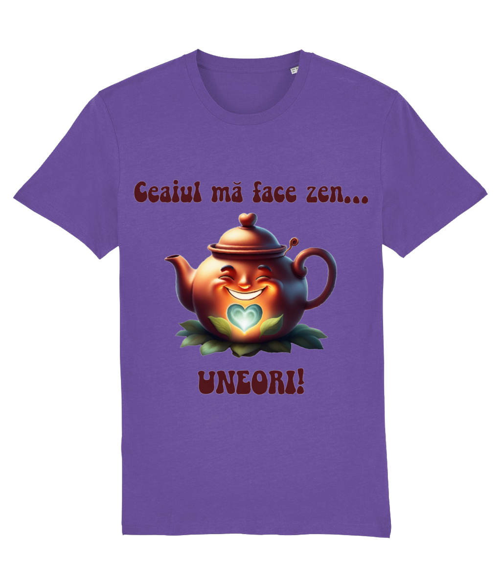 Tricou bărbați „Ceaiul mă face zen... uneori!” - imagine 5