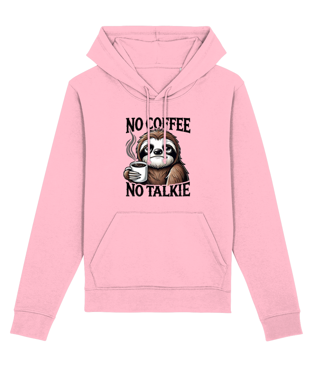 Hanorac unisex „No Coffee, No Talkie” - imagine 7