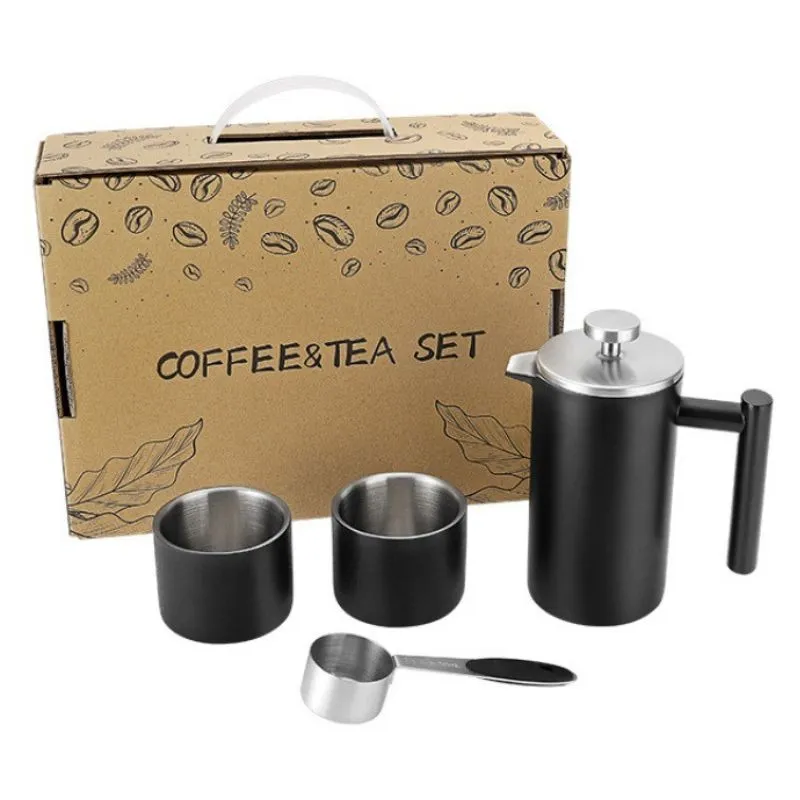 Set Cadou Cafea cu Stil Black V60 – Eleganță și rafinament pentru iubitorii de cafea și ceai