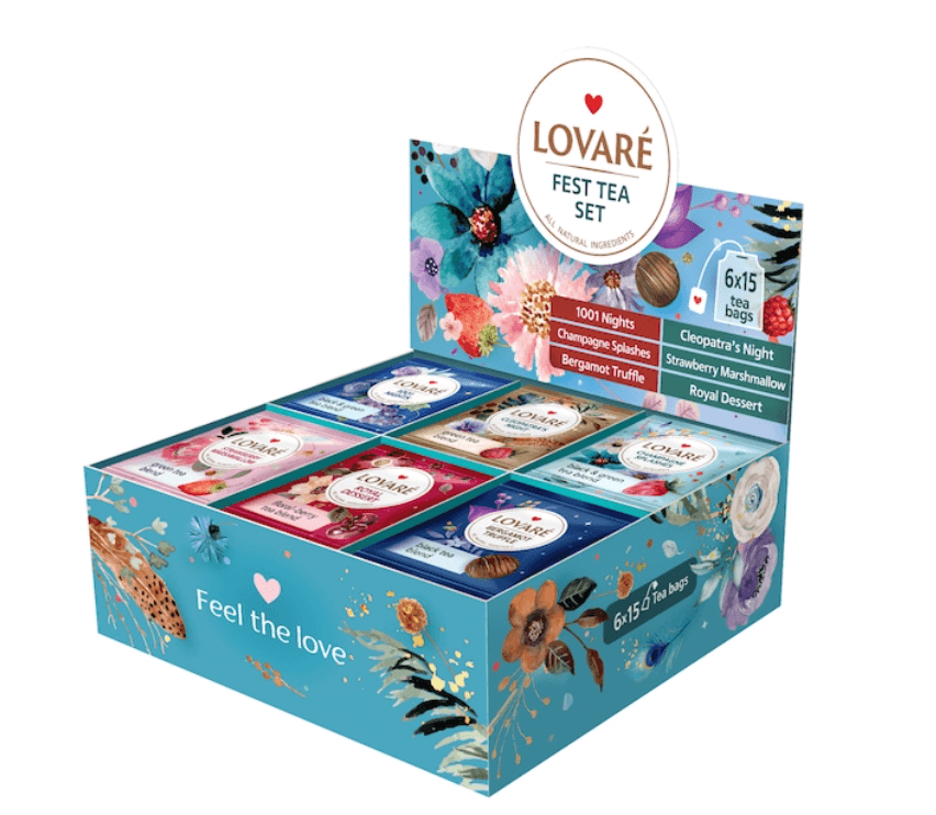 set degustare ceai Fest Tea Set LOVARE