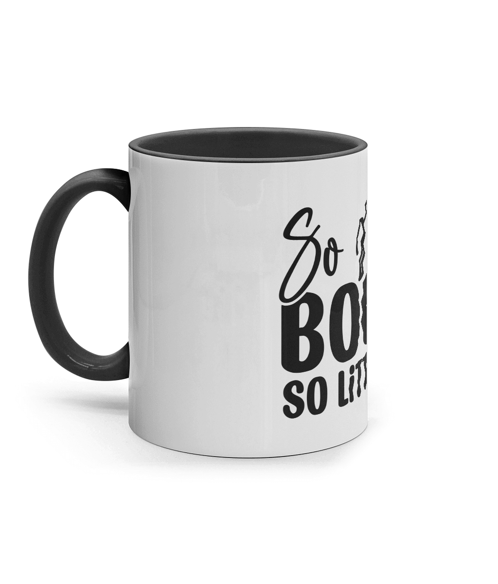 Cană ceramică colorată „So many books, so little time” - imagine 3