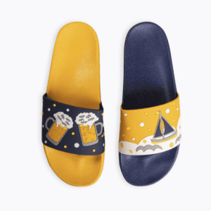 Papuci veseli „Bere rece” – confort și bună dispoziție