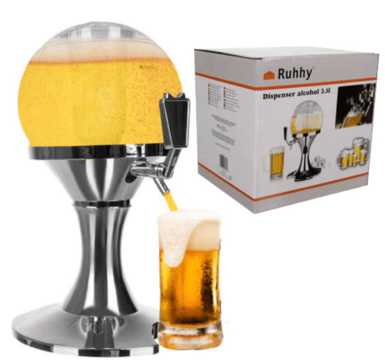 Dozator de Băuturi Ruhhy 3.5L – Cadoul perfect pentru orice petrecere - trofeul de bere