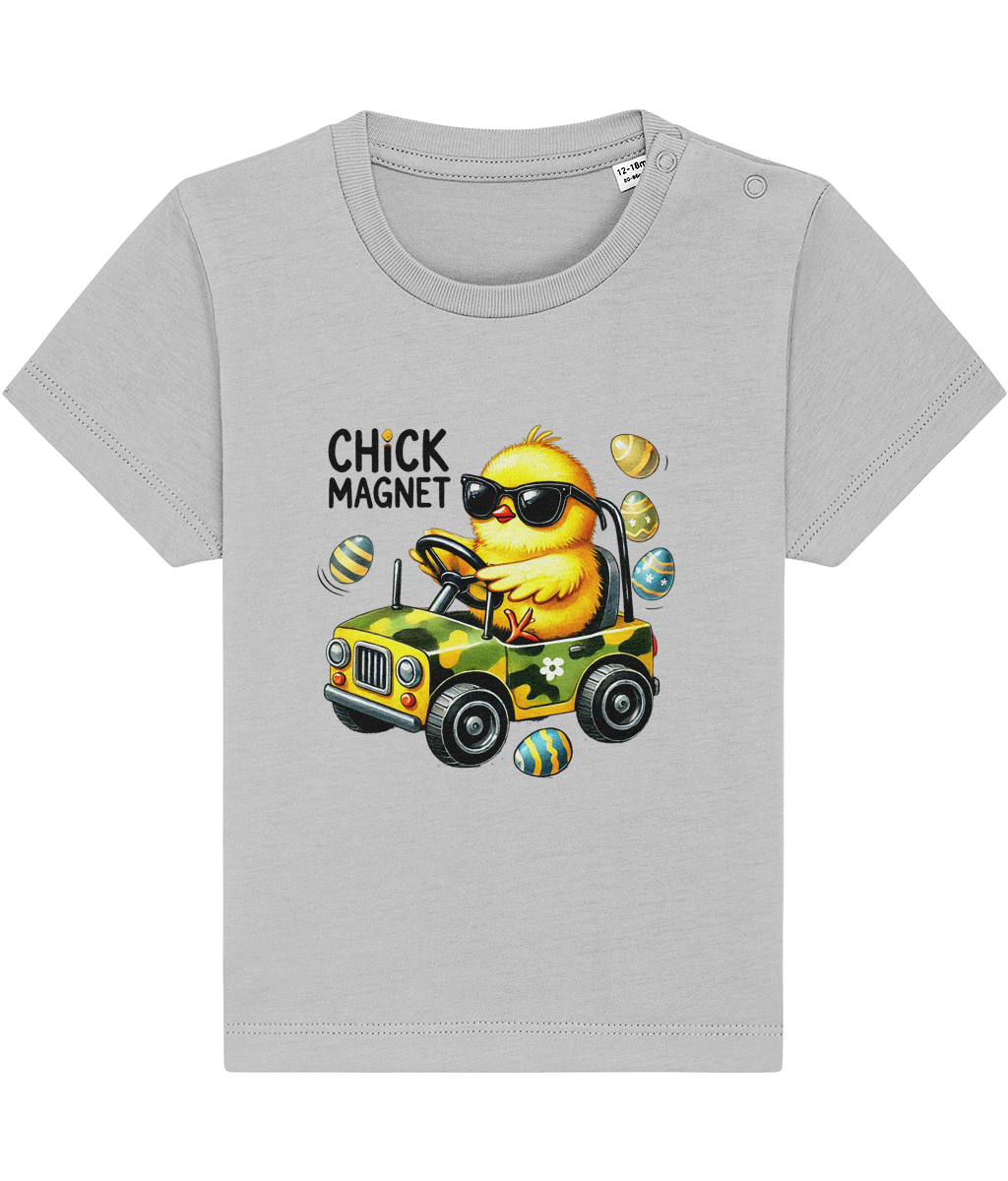 Tricou bebeluși „Chick magnet” - imagine 5