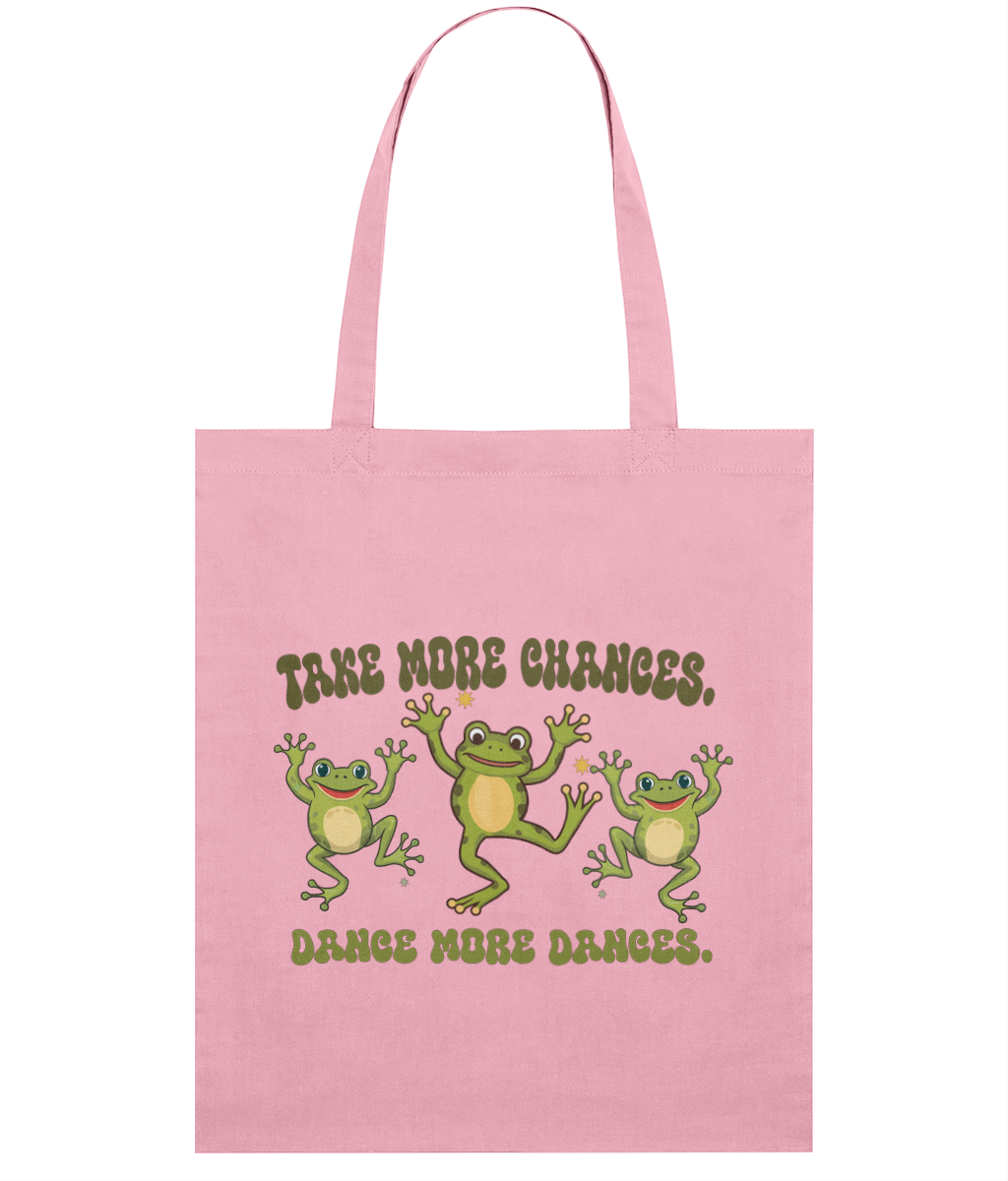 Sacoșă din bumbac „Dance more dances. Take more chances” - imagine 7