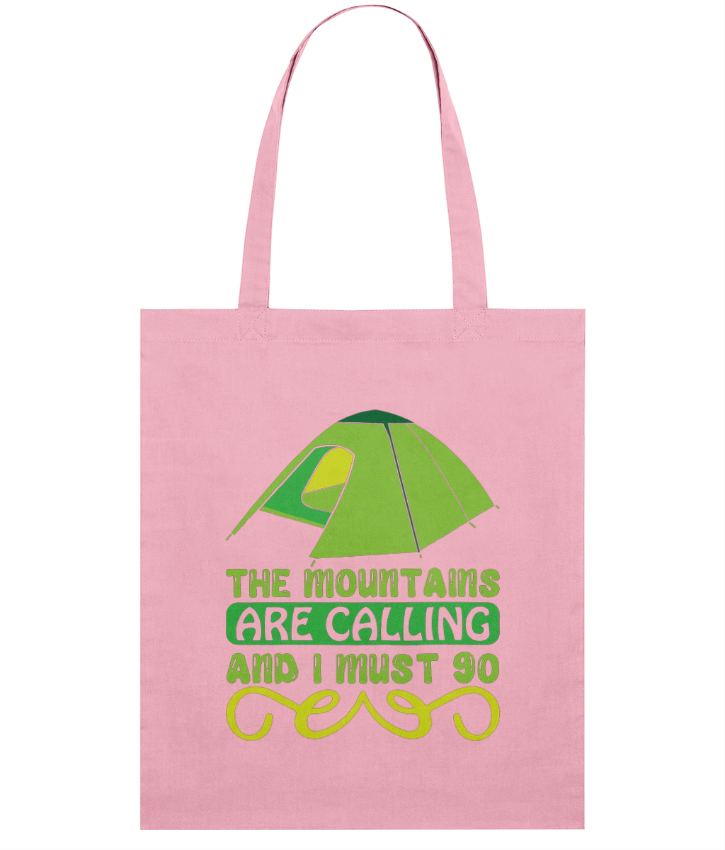 Sacoșă din bumbac „The mountains are calling and I must go” - imagine 7