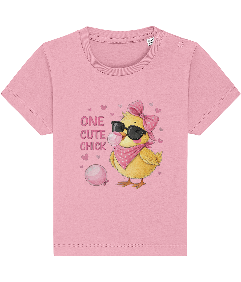 Tricou bebeluși „One cute chick” - imagine 6