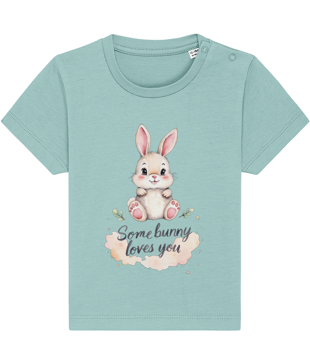 Tricou bebeluși „Somebunny loves you” - imagine 7