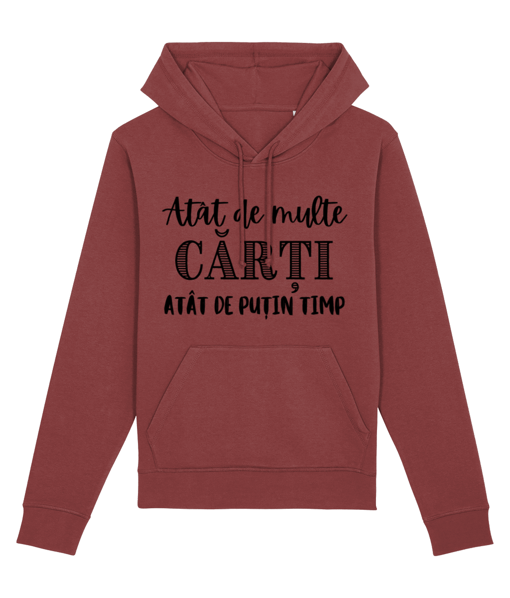 Hanorac unisex „Atât de multe cărți, atât de puțin timp” - imagine 8