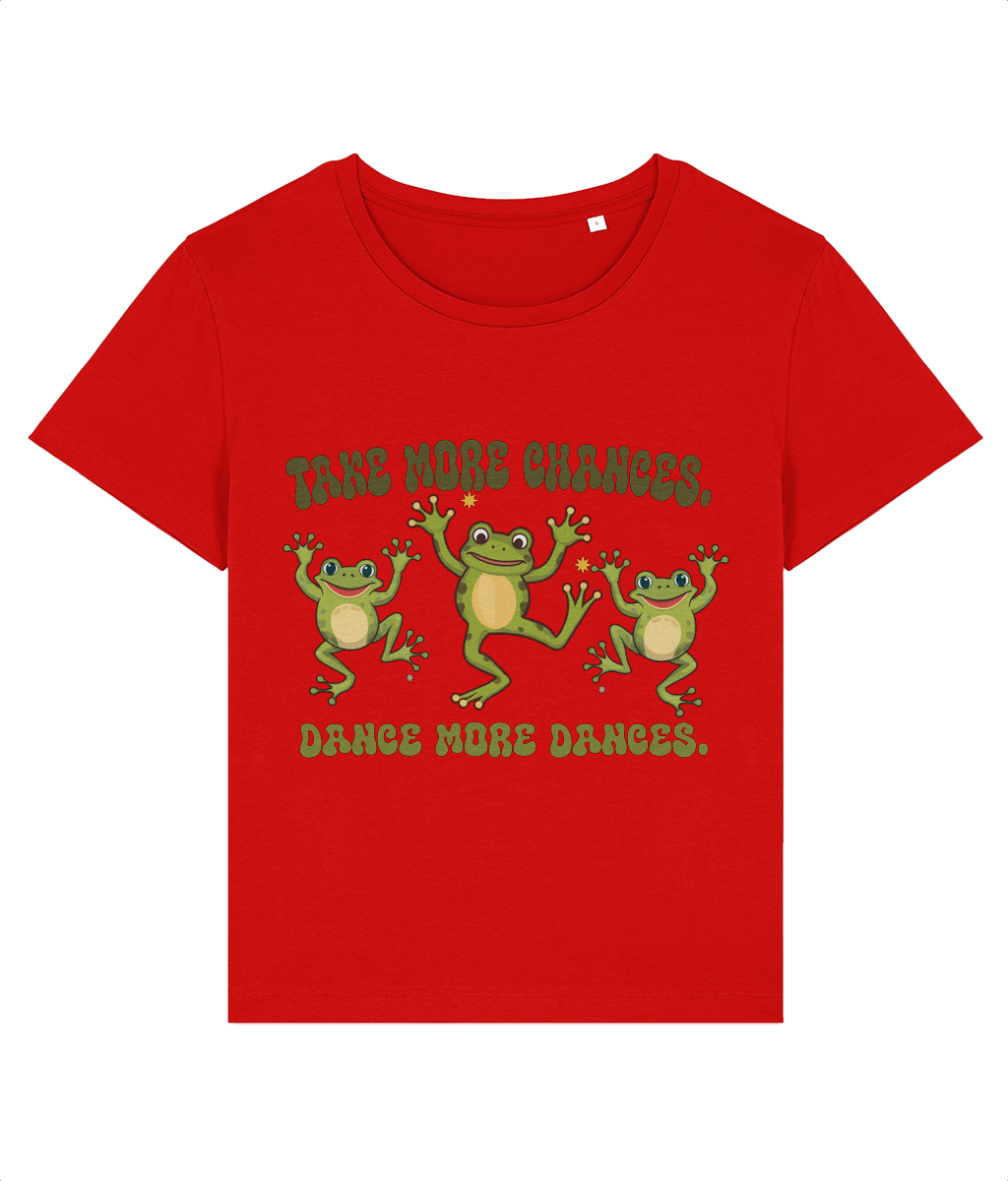 Tricou damă „Dance more dances. Take more chances” - imagine 4