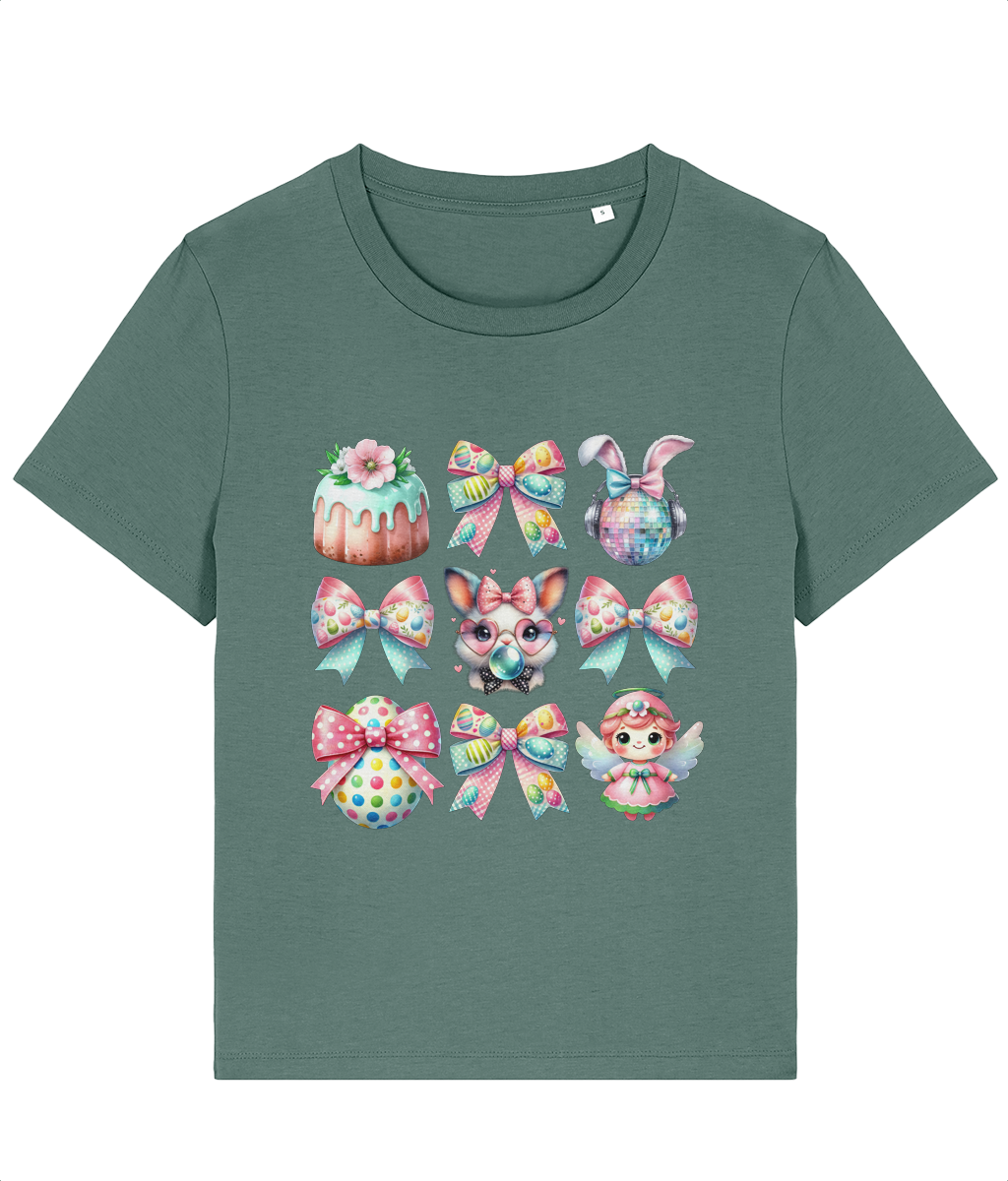 Tricou damă de Paște „Zâmbet colorat” - imagine 6