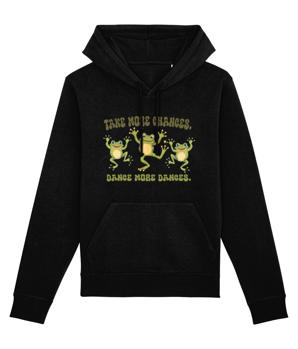 Hanorac unisex barbati femei cadou personalizat pentru iubitorii de dans si distractie Take more chances dance more dances