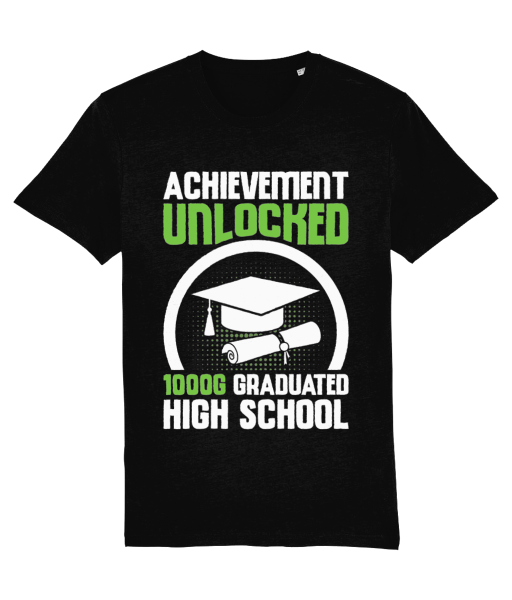 Tricou „Achievement unlocked graduated high school” - imagine 11