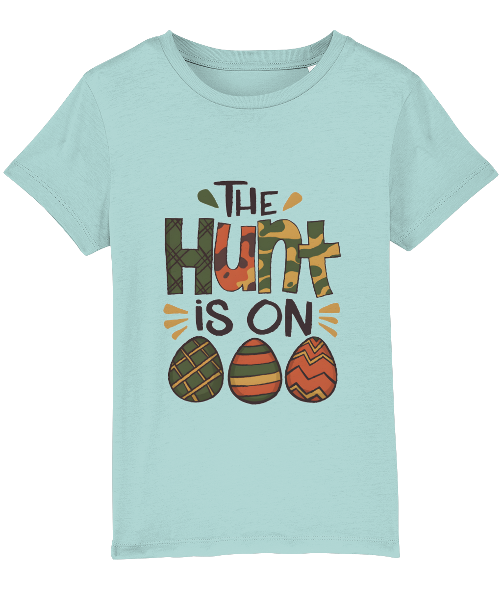 Tricou copii The hunt is on cadou personalizat amuzant de Paste