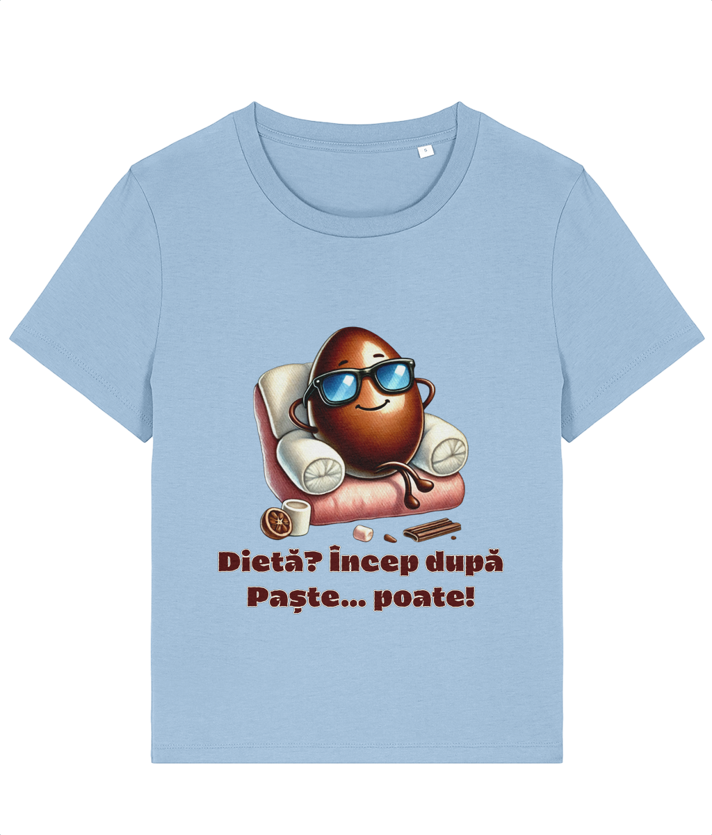 Tricou damă „Dietă? Încep după Paște... poate!” - imagine 7