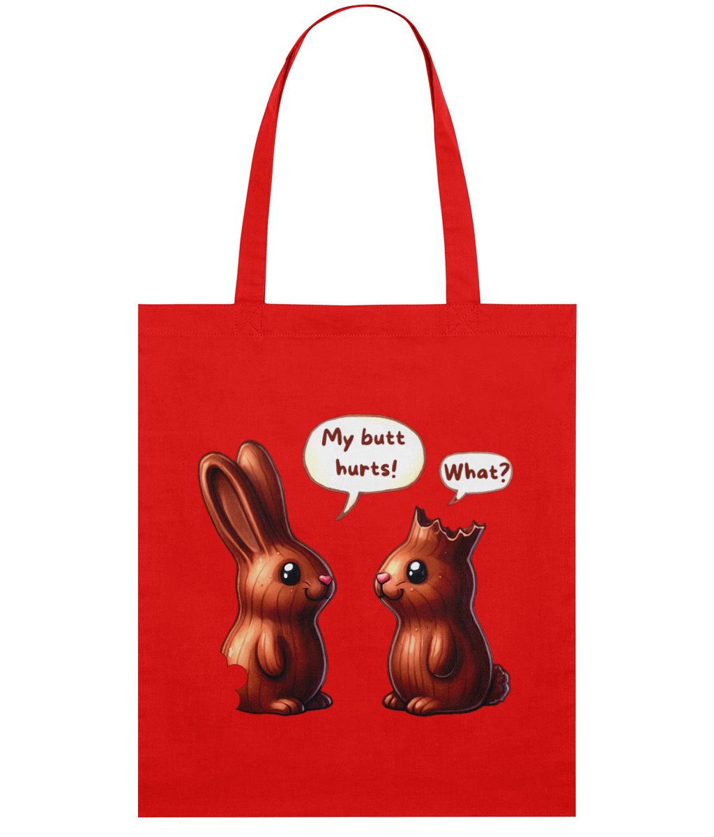 Sacoșă din bumbac „My butt hurts!” - imagine 4