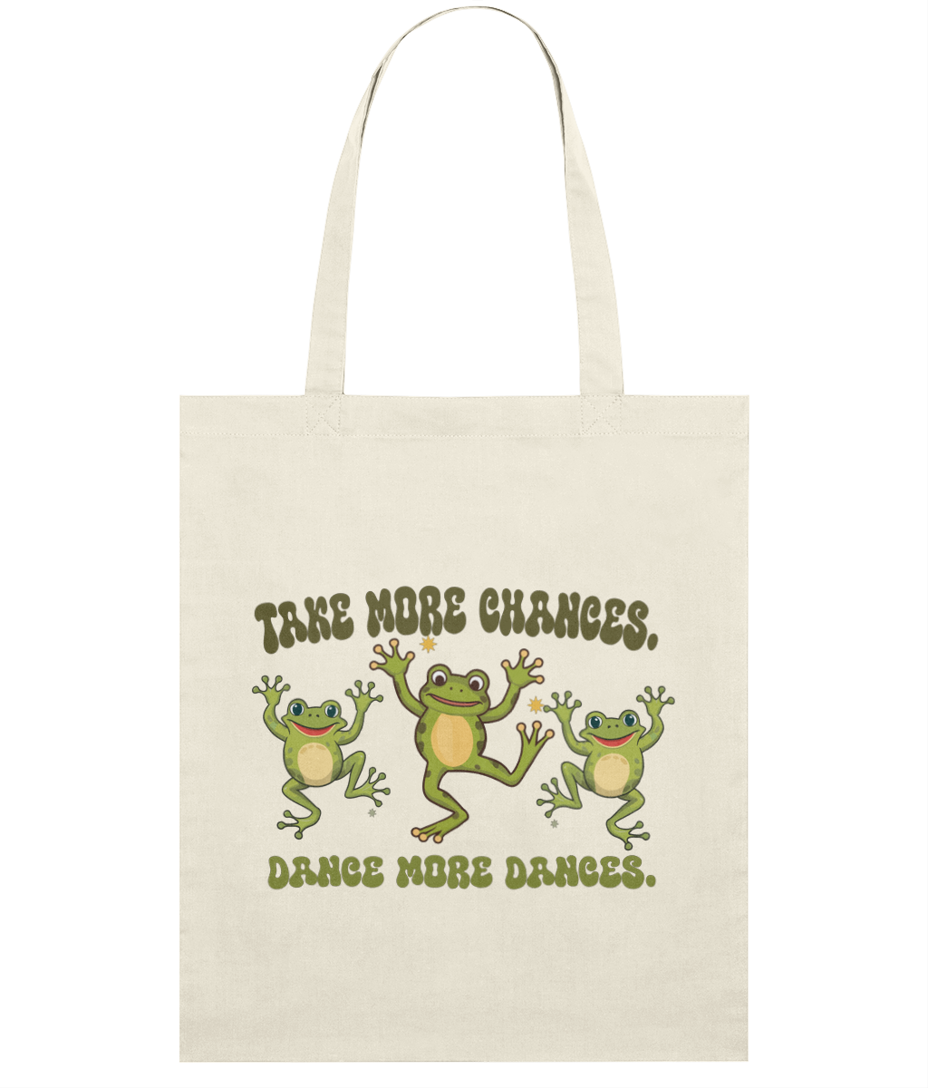 Sacoșă din bumbac „Dance more dances. Take more chances” - imagine 5