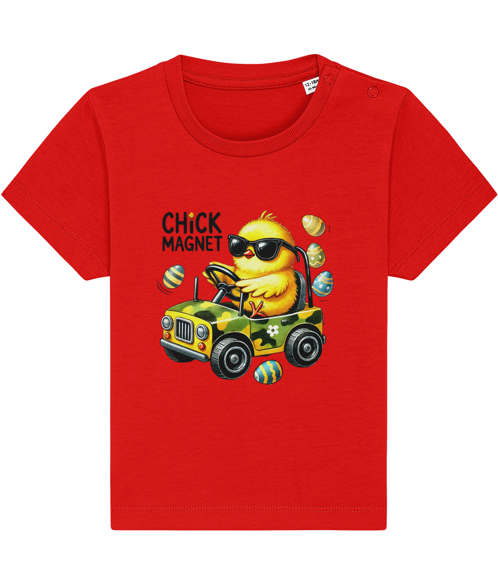 Tricou bebeluși „Chick magnet” - imagine 3