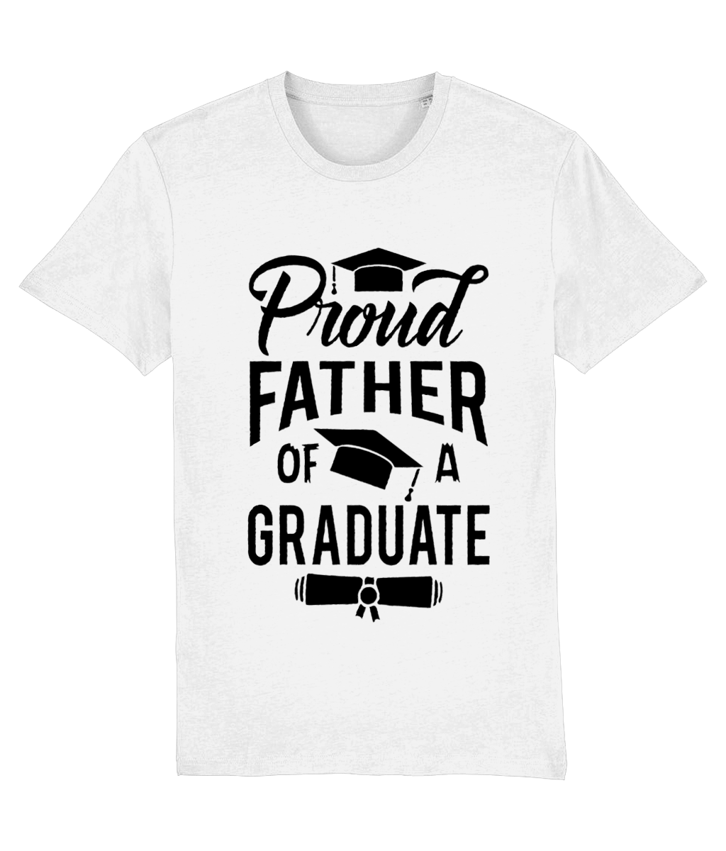 Tricou personalizat Proud father of a graduate cadou pentru tati absolvire gimnaziu liceu facultate
