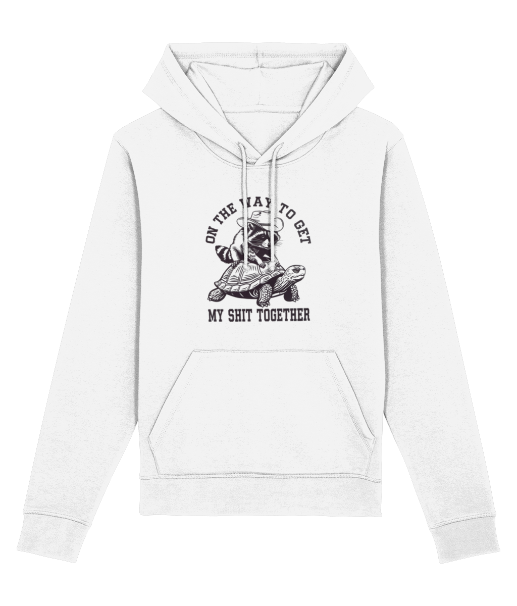 Hanorac unisex „On the way to get my shit together” - imagine 2