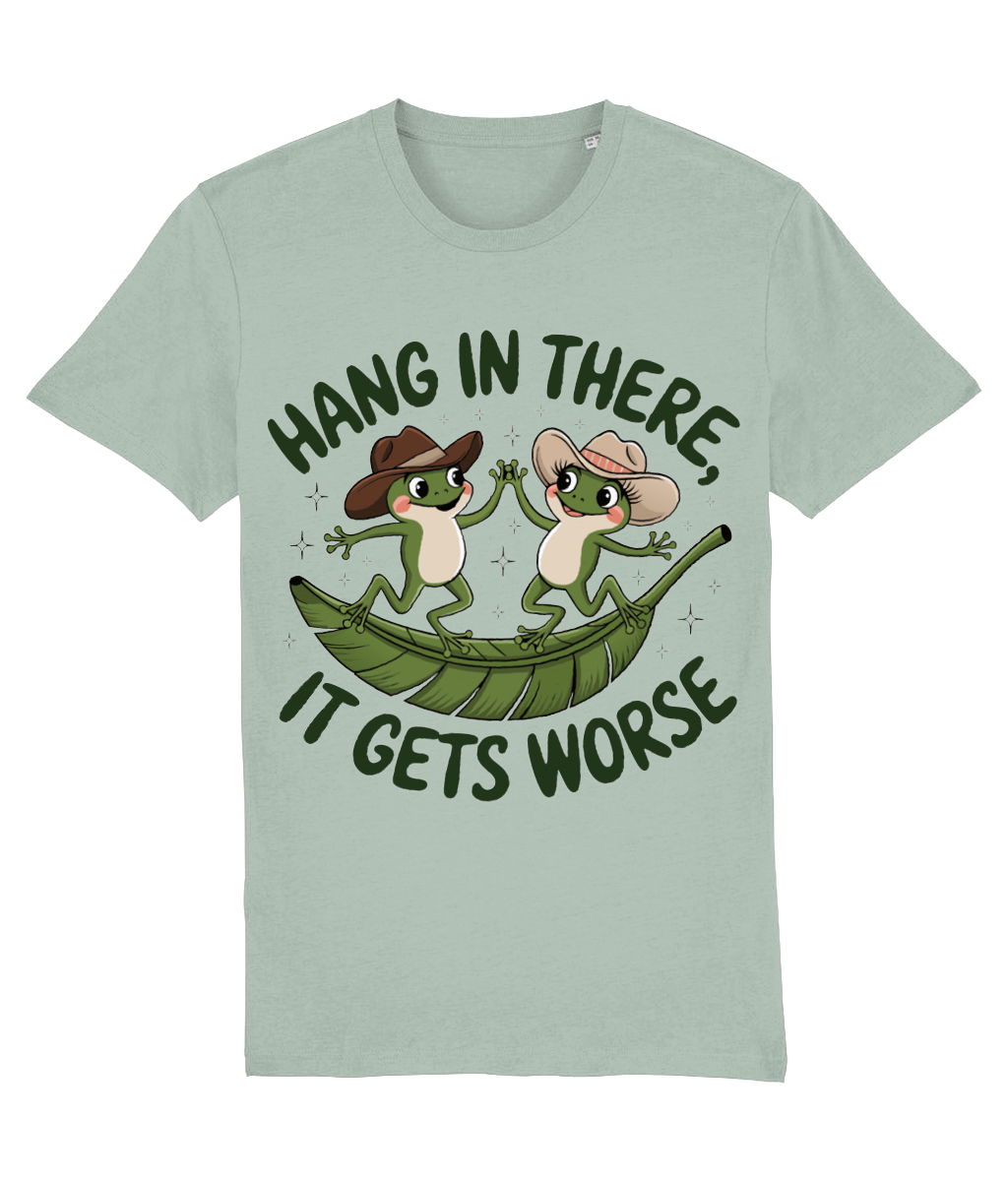 Tricou bărbați „Hang in there, it gets worse” - imagine 11